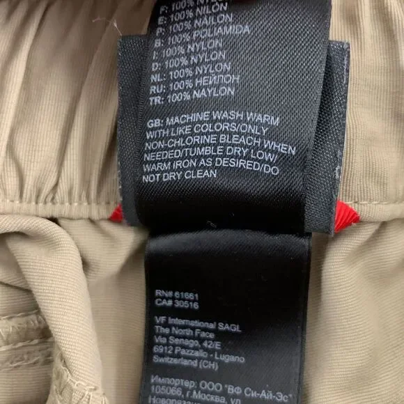 The North Face Paramount Trail Convertible Pants Men Medium‎ Beige Hiking